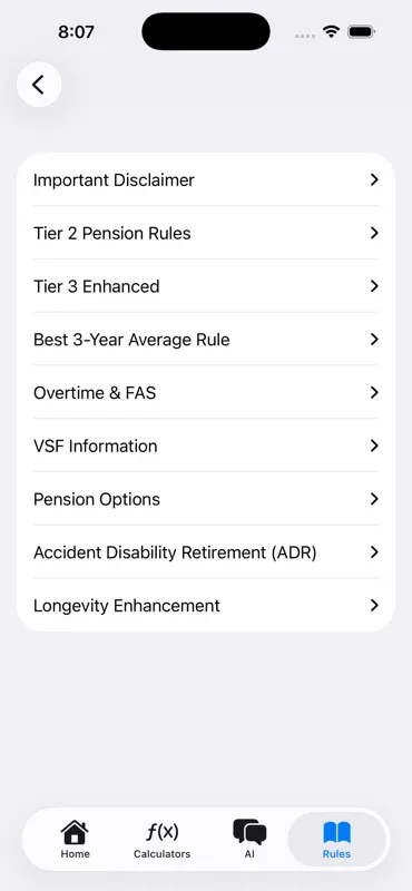 FDNY Retirement Planner screenshot 8 of 9