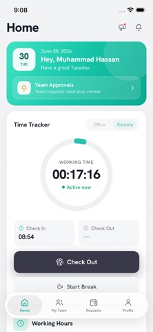 Crootive HRMS - Employee App Screenshot 2 of 8