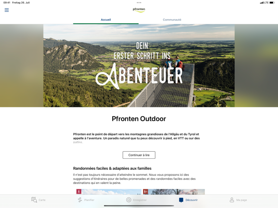 Screenshot #4 pour Pfronten Outdoor App