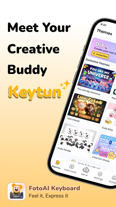 FotoAI: Custom Keyboard, Fonts