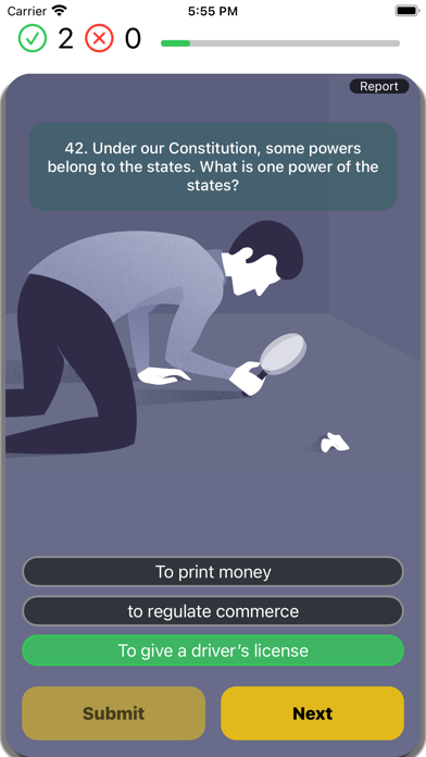 US Citizenship Practice 2025 Screenshot