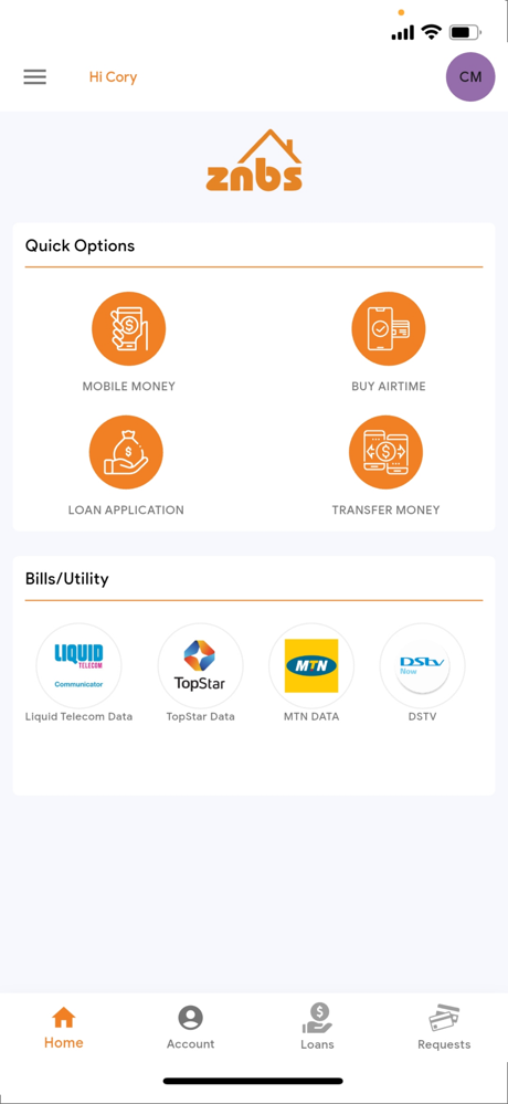 ZNBS Mobile Banking screenshot 2
