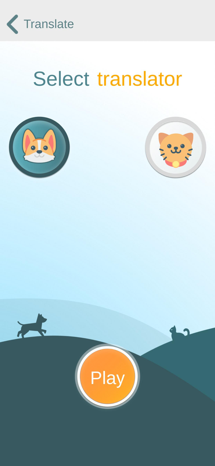 Cat  Dog Sounds Translator