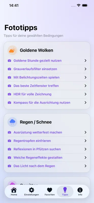 Fotografenwetter screenshot 6 of 6