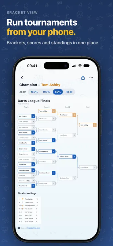 Bracket Pad: Tournament Maker screenshot 1 of 6