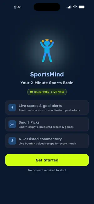 SportsMind Soccer screenshot 1