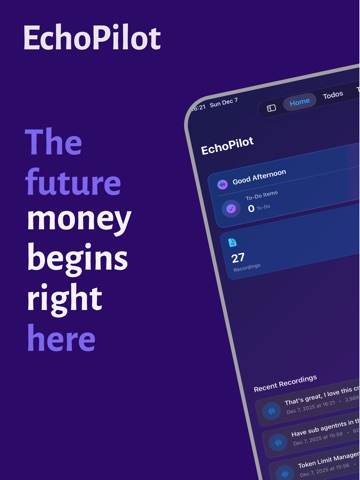 EchoPilot iPad screenshot