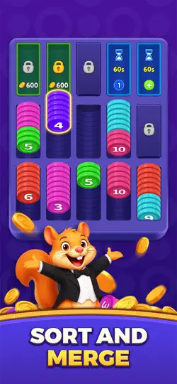 Скриншот CozySort: Coins на iPhone 2