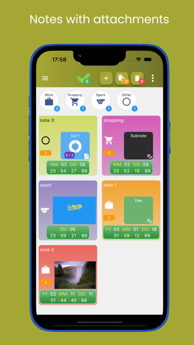 ExpiNotes Screenshot