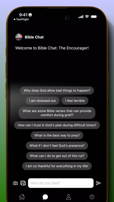 Screenshot #2 pour Bible Chat - The Encourager