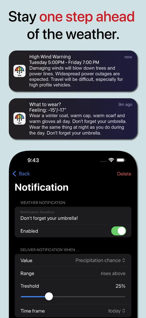 #6. Cartoon Weather: Fun Forecas (iOS) Με: Michal Kus