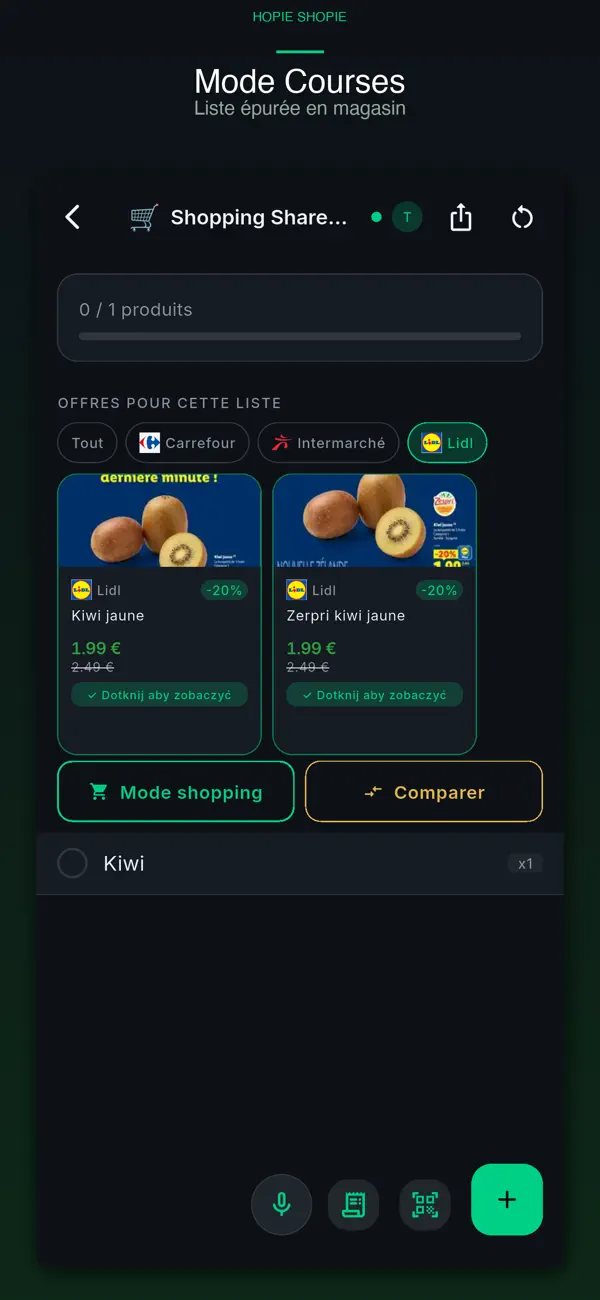 Screenshot #2 pour Hopie Shopie – Courses