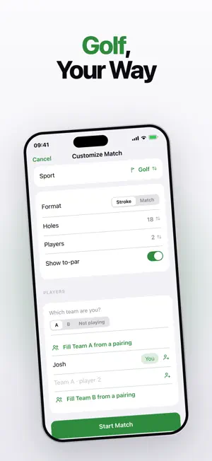 Golf Round Score Tracker screenshot 3