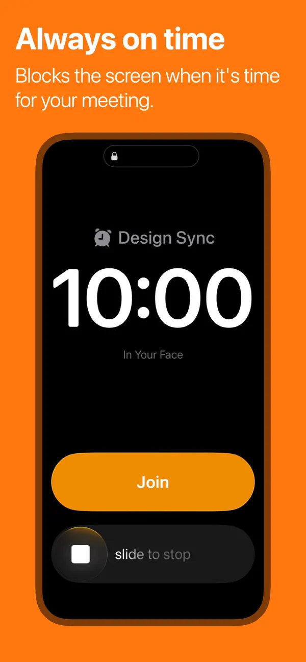 #2. Meeting Reminder In Your Face (iOS) Av: Martin Hoeller