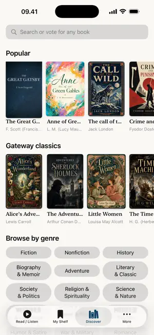 Filiread: Great Books, Aloud screenshot 2