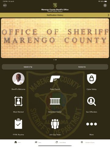 Marengo County Sheriff AL iPad screenshot
