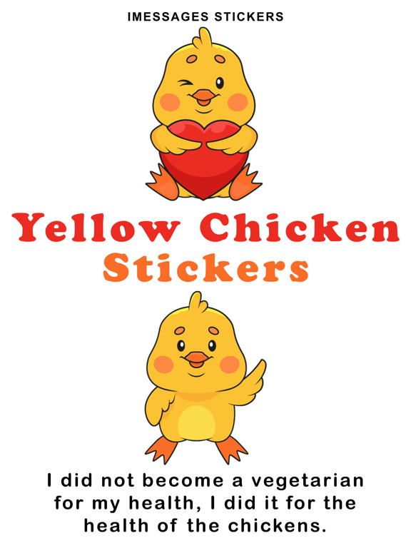 Screenshot #4 pour Yellow Chicken Sticker