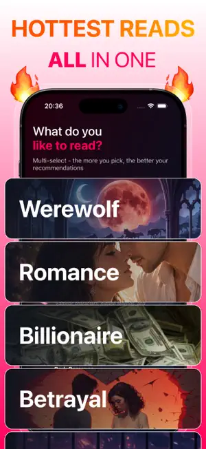 Romance Reading App screenshot 2