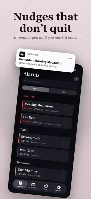 Tuesdays - Alarms & Reminders screenshot 2