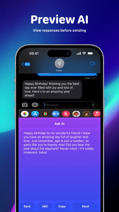 Fonts Keyboard AI iPhone screenshot 4 - Utilities app