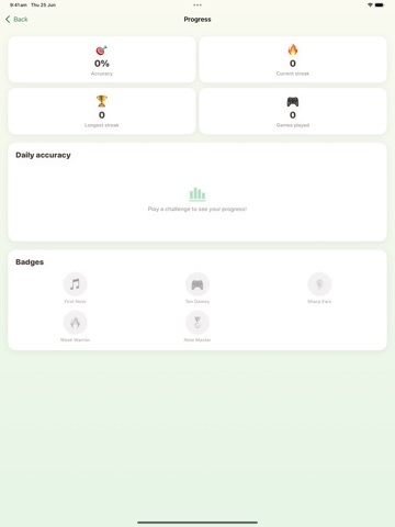 PitchSprout iPad screenshot