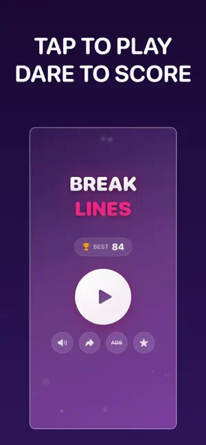 Break Lines - Dodge Ball Game screenshot 1