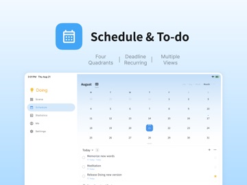 Doing++ - Pomodoro&To-do iPad screenshot