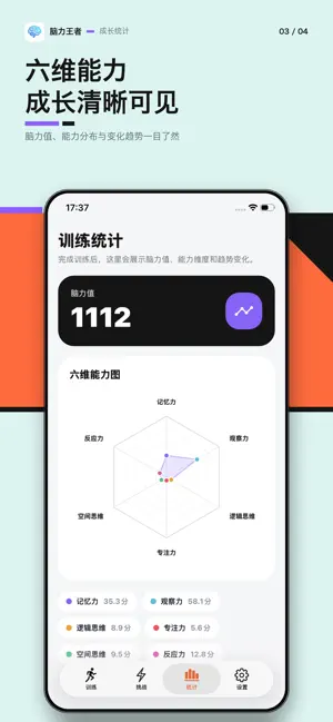 脑力王者 - 脑力训练神器&经典益智游戏 screenshot 3