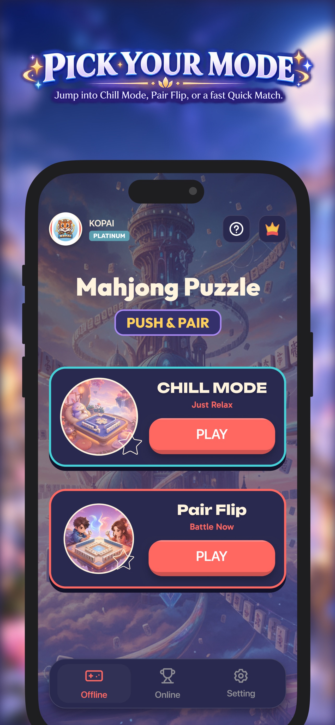 Screenshot 2 of Mahjong Puzzle: Push & Pair