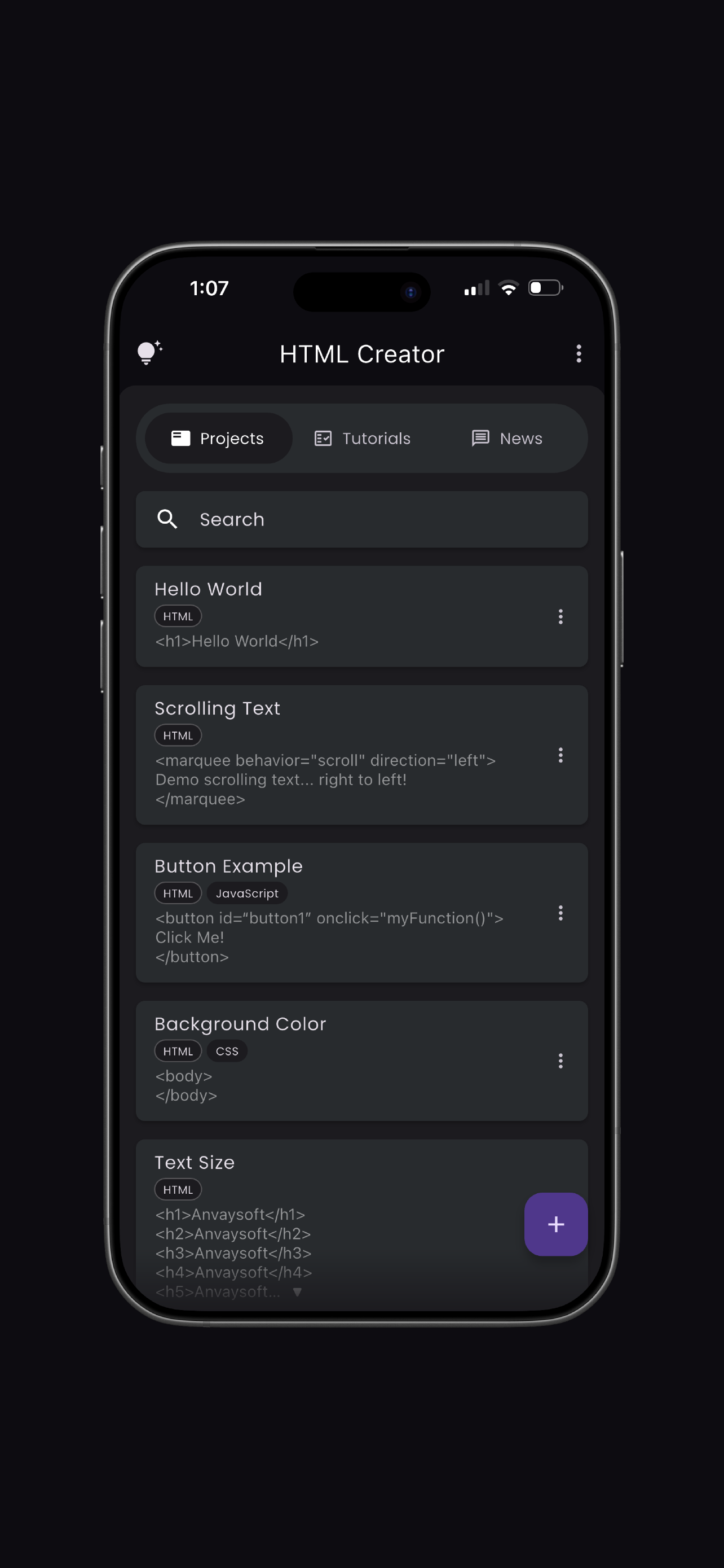 HTML Creator