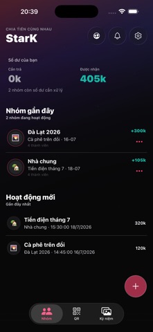 StarK - Group Expense Tracker Screenshot 2 of 6