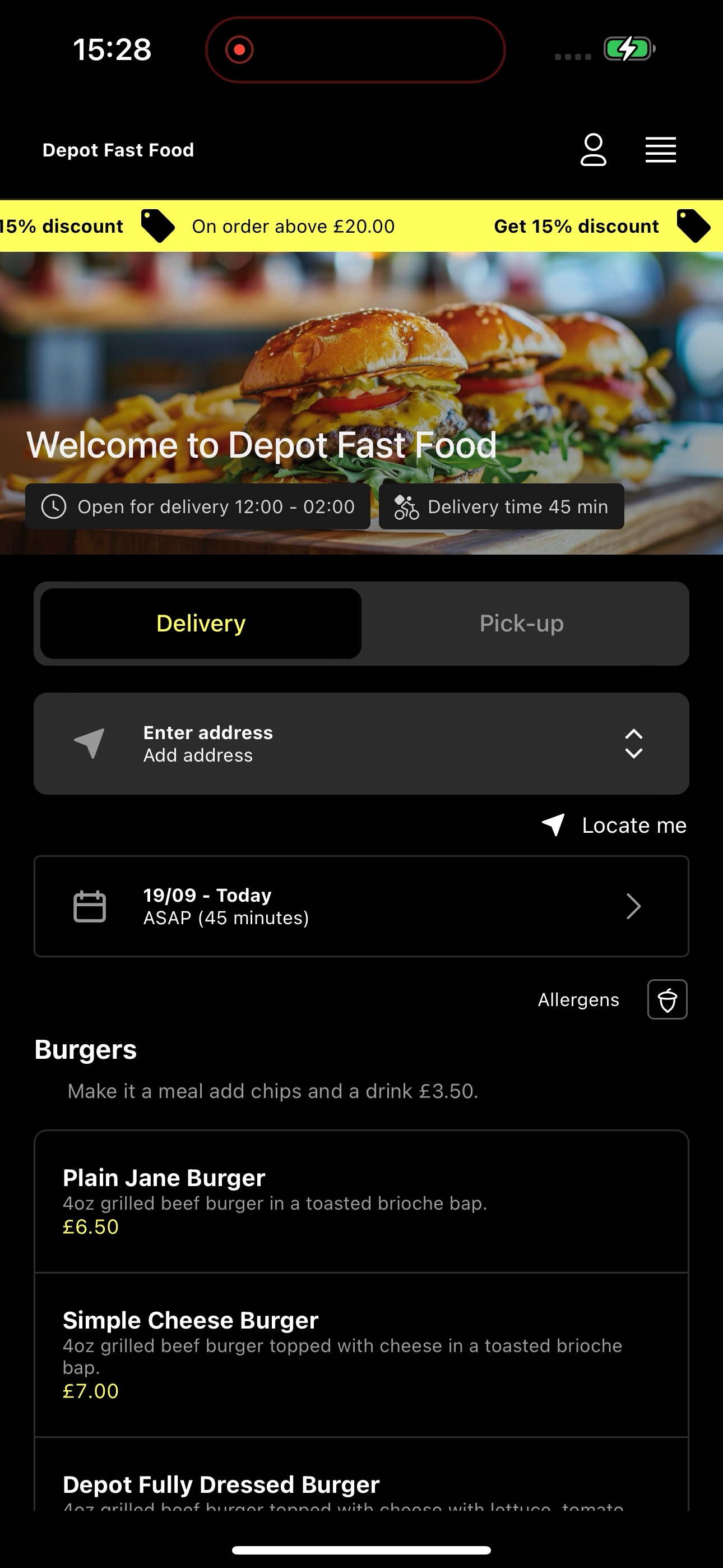 Screenshot 2 of Depot Fast Food