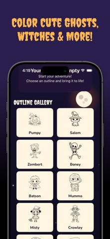 Halloween Cozy Coloring Game screenshot