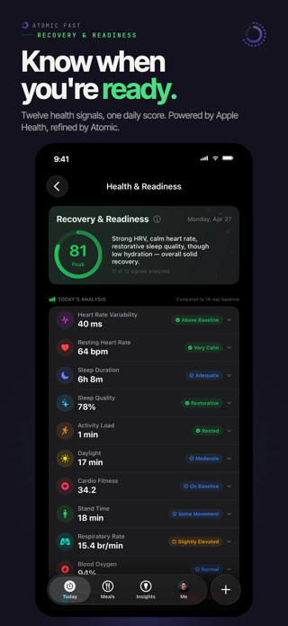 Atomic Fast: Fasting & Diet Screenshot 8 of 10