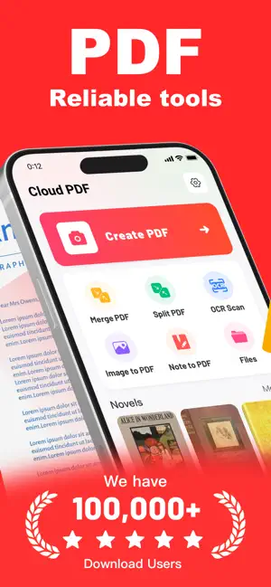 Cloud PDF - OCR Scan Edit File screenshot 1