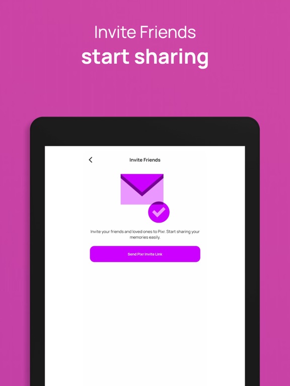 Pixr: AI Photo & Video Sharing iPad screenshot 8 - Photo & Video app