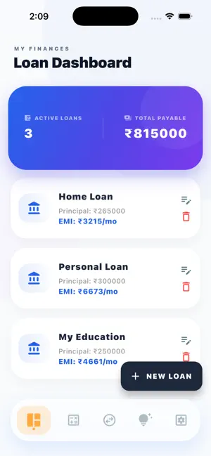 Fast Emi Loan Calculator screenshot 1
