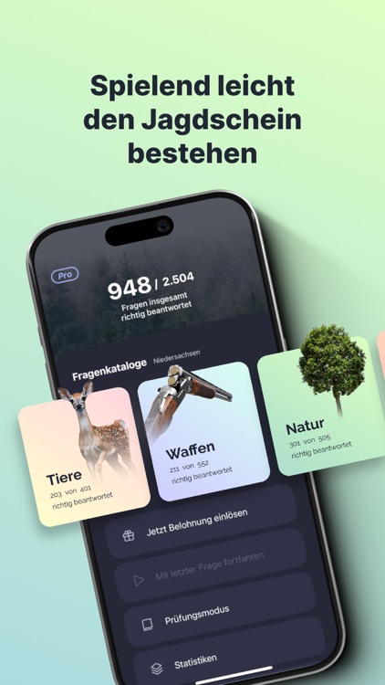 Jagdcoach: Jagdschein, Prüfung