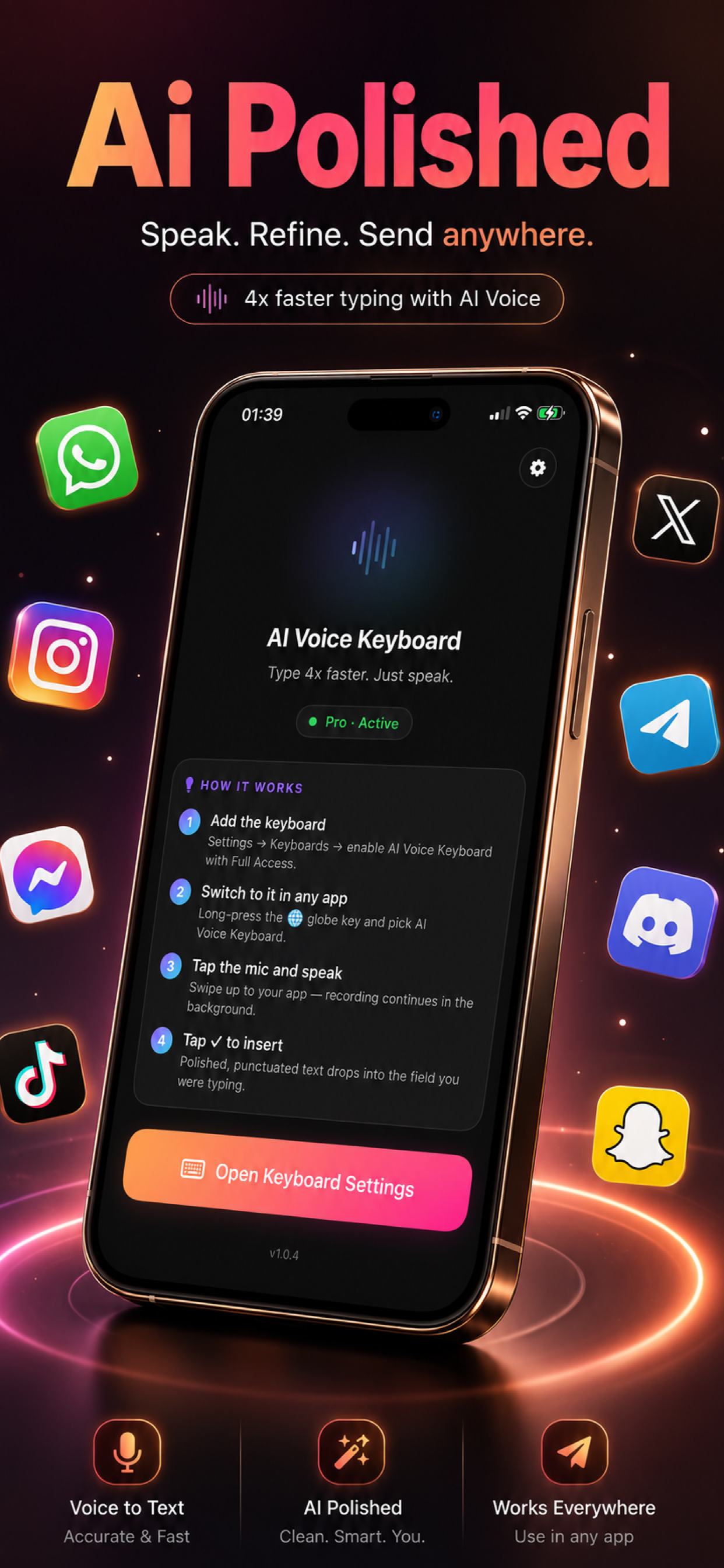AI Voice Keyboard - Voicy screenshot 3
