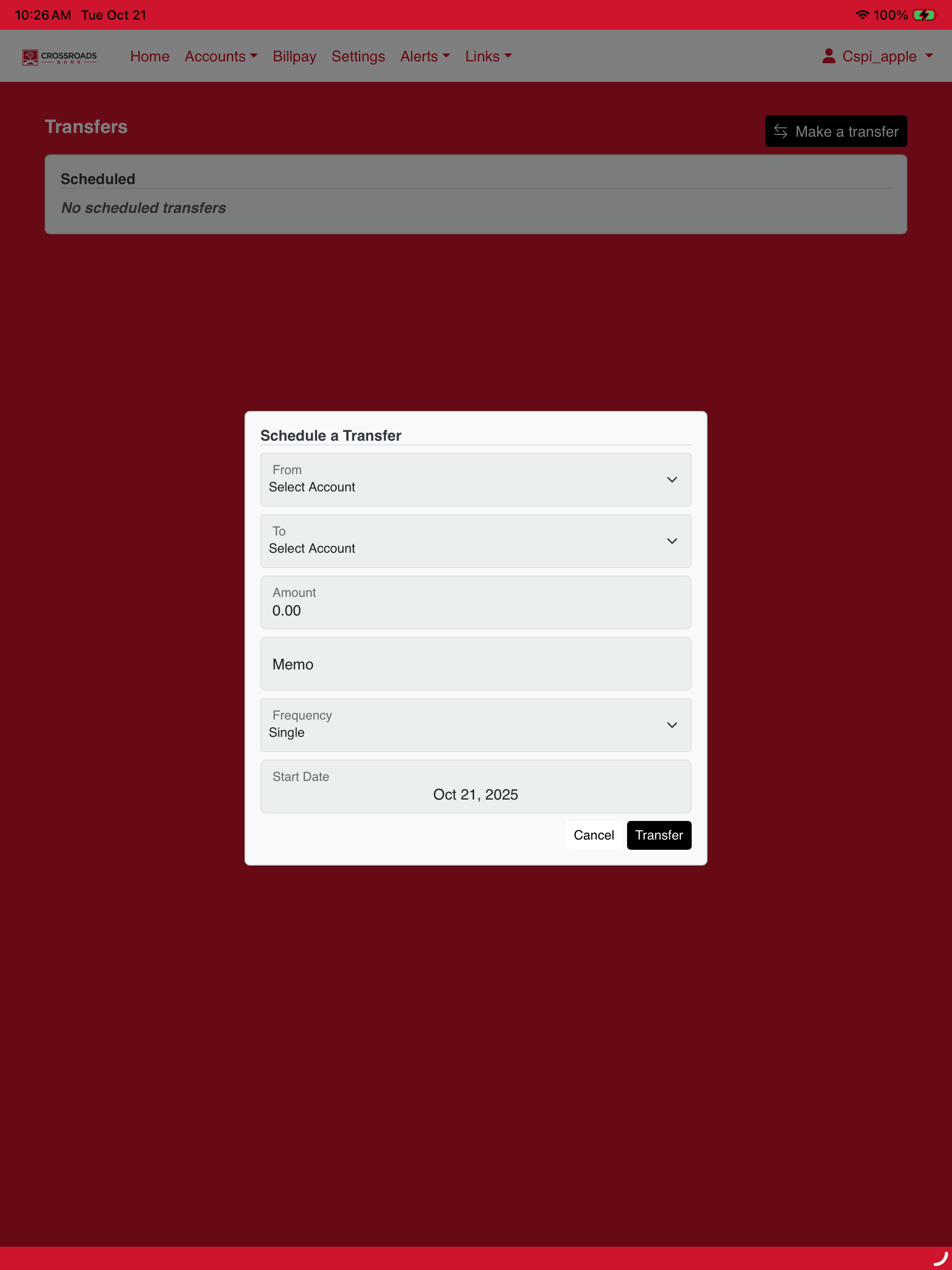 Crossroads Bank Mobile