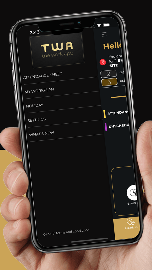 #2. TWA - The Work Application (iOS) 由: Work Mit Uns
