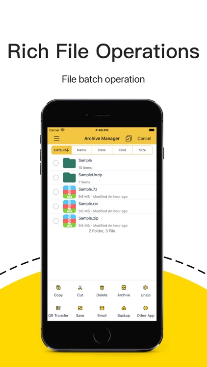 Unzip dzip zip rar 7z extract