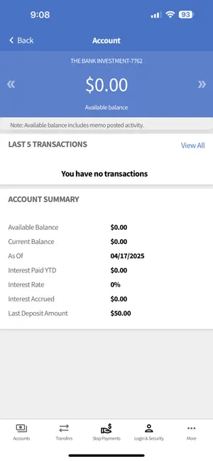 The Bank Mobile screenshot 1