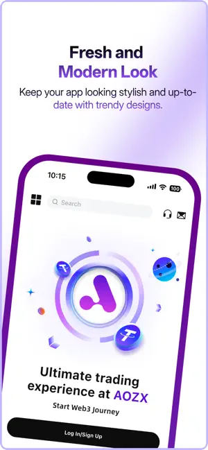 AOZX: Buy BTC & Crypto screenshot 1