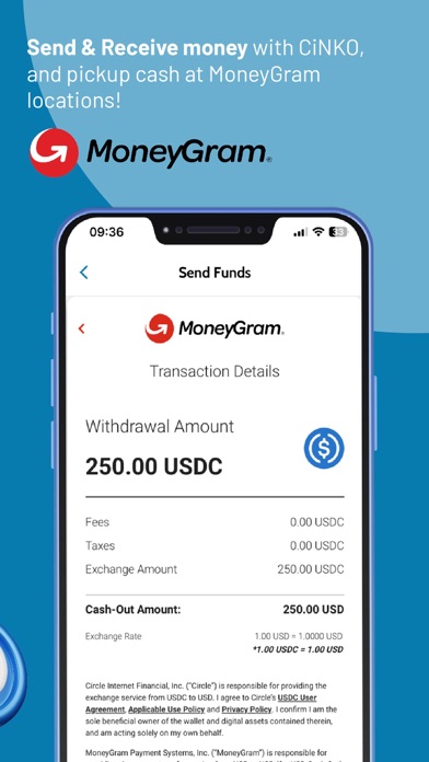 CiNKO Wallet Screenshot