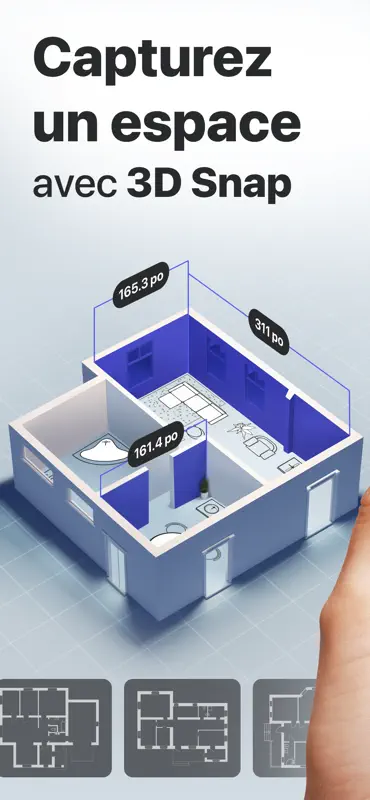 3D Snap: ruban, mesure chambre screenshot 1 of 8
