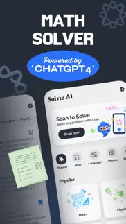 solvie: mathgpt solver app iphone screenshot 1