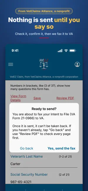 VetEZ Claim screenshot 4