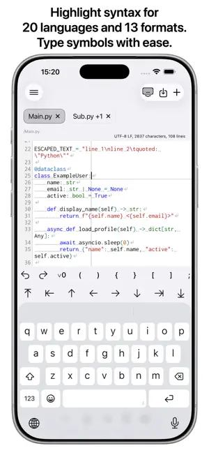 Text Editor: PWEditor Next screenshot 1