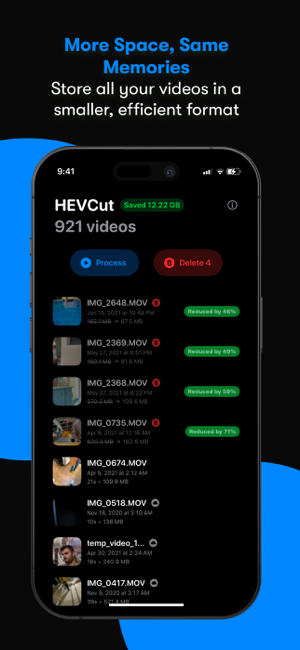 ‎HEVCut - Optimize Videos Screenshot